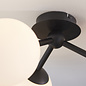 Pulsa - 3 Light Bathroom Semi Flush Ceiling Light