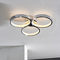 Radius - 3 Light LED Semi Flush Ceiling Light