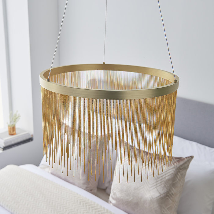 Zelma - Gold and Brass Pendant Light