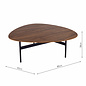 Rhal - Mid Century Walnut Effect Veneer Coffee Table