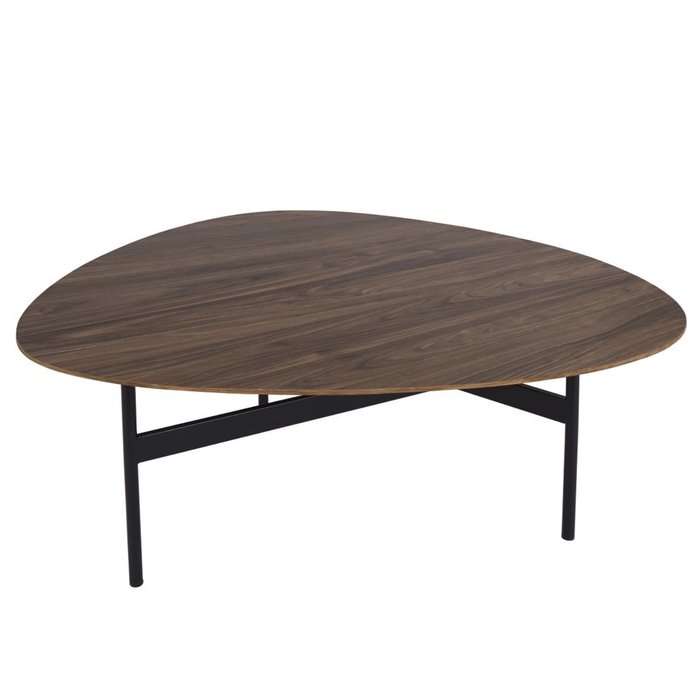 Rhal - Mid Century Walnut Effect Veneer Coffee Table