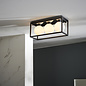 Leeman - Black 3 Light Linear Bathroom Ceiling Light