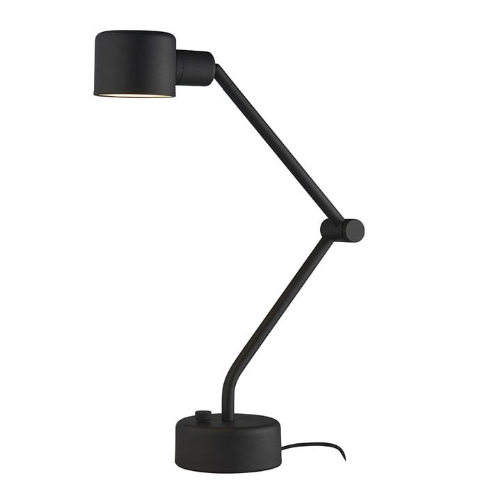Ella - Cordless Rechargeable Portable Table Lamp - Black & Brown