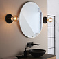 Howse - Black Ceramic Flush Bathroom Ceiling Light