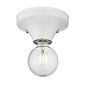 Howse - White Ceramic Flush Bathroom Ceiling Light