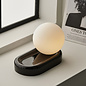 Cowling -  Black Ceramic and Opal Table Lamp