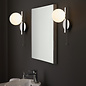 Cowling - Chrome and Opal Bathroom Wall Light