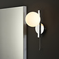 Cowling - Chrome and Opal Bathroom Wall Light