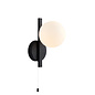 Cowling - Black and Opal Bathroom Wall Light