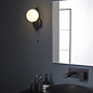 Cowling - Black and Opal Bathroom Wall Light