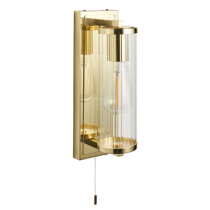 Gowland - Satin Brass Wall Light