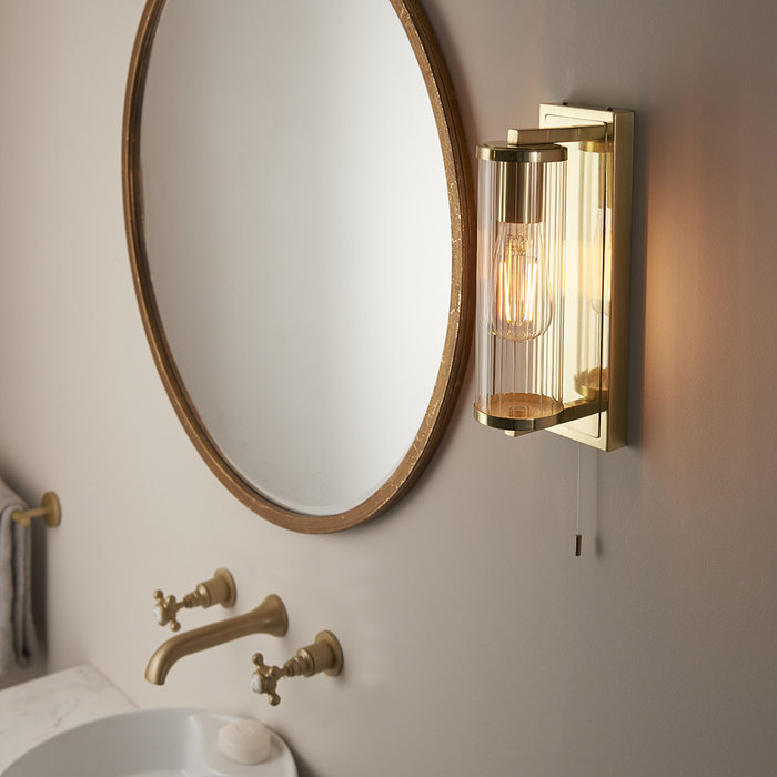 Gowland - Satin Brass Wall Light