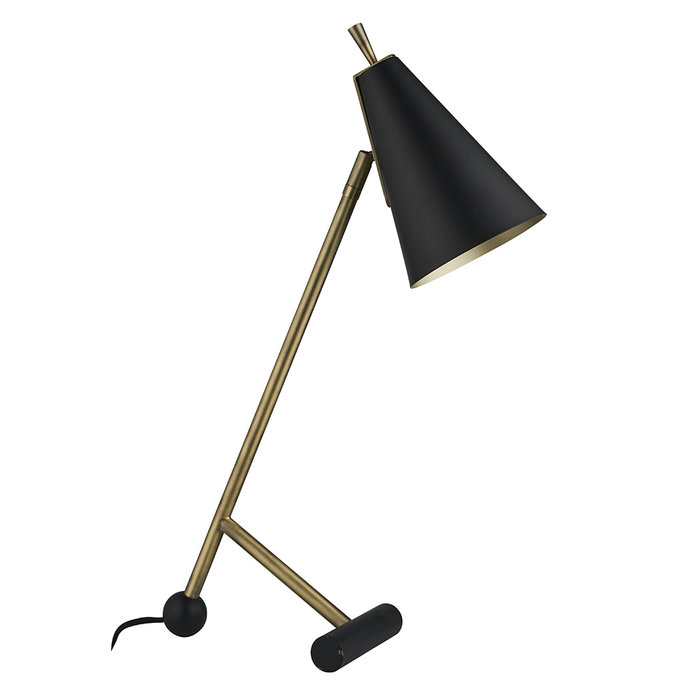 Lillie - Mid Century Matt Black Task Light