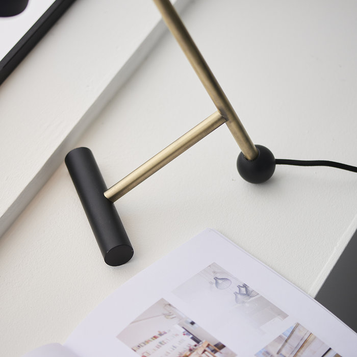 Lillie - Mid Century Matt Black Task Light