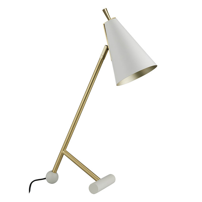 Lillie - Mid Century Matt White Task Light