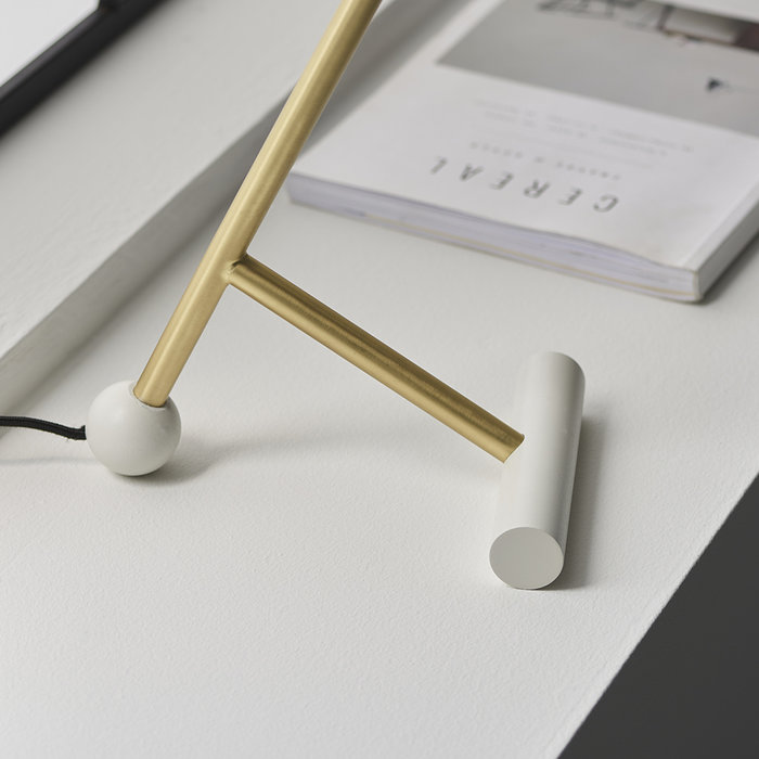 Lillie - Mid Century Matt White Task Light