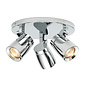 Night - Triple Spotlight Round Plate - IP44