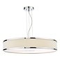 Alvaro 6 Light Single Pendant Light - Polished Chrome Ivory