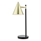 Branco 1 Light Table Lamp - Matt Black And Brass