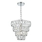 Cerys Single Pendant Light - Polished Chrome Crystal
