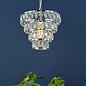 Cerys Single Pendant Light - Polished Chrome Crystal