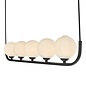 Cradle 5 Light Bar Pendant Light - Matt With Opal Glass