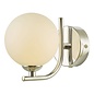 Cradle 1 Light Wall Light - Polished Chrome Opal Glass