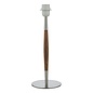 Detroit Table Lamp - Satin Nickel Walnut Detail Base Only