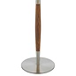 Detroit Table Lamp - Satin Nickel Walnut Detail Base Only