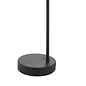 Eissa 1 Light Touch Table Lamp - Matt Black Smoked Glass