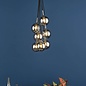 Elpis 7 Light Cluster Pendant Light - Polished Chrome Smoked Glass