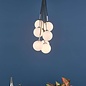 Elpis 7 Light Cluster Pendant Light - Polished Chrome Opal Glass