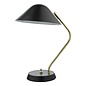 Erna 1 Light Table Lamp - Polished Brass Satin Black