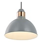 Frederick 1 Light Single Pendant Light - Grey Satin Copper