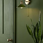 Hadano 1 Light Wall Light - Natural Brass With Olive Green Shade