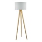 Ivor Tripod Floor Lamp - Light Oak Base Only