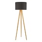 Ivor Tripod Floor Lamp - Light Oak Base Only