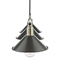 Jalen 3 Light Bar Pendant Light - Graphite Antique Brass