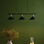 Jalen 3 Light Bar Pendant Light - Graphite Antique Brass