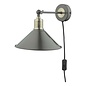 Jalen 1 Light Wall Light - Graphite Antique Brass