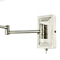 Kensington 1 Light Swing Arm Wall Light - Polished Nickel