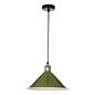 Kinsley 1 Light Easy Fit Metal Shade - Gloss Green 30Cm