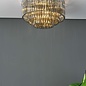 Logan 5 Light Flush Ceiling Light - Polished Chrome Smoked Glass