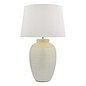 Luelle 1 Light Table Lamp - Gloss Glazed Cream With Shade