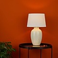 Luelle 1 Light Table Lamp - Gloss Glazed Cream With Shade