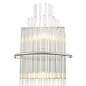 Lukas 2 Light Wall Light - Polished Chrome Glass