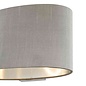 Melody Wall Light With Oval Grey Shade