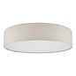 Cierro 6 Light Flush Taupe With Diffuser 80cm