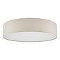 Cierro 6 Light Flush Taupe With Diffuser 80cm