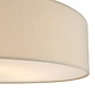 Cierro 6 Light Flush Taupe With Diffuser 80cm